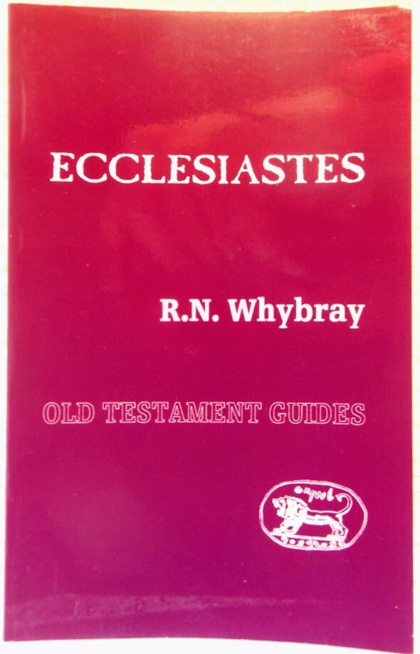 ECCLESIASTES: [Old Testament Guides] – R. Norman Whybray (1989, Paperback)