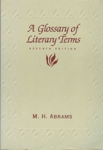 Glossary of Literary Terms – paperback Abrams, M.H.