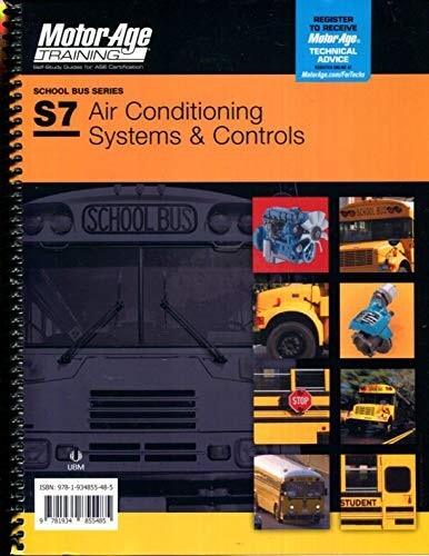 MotorAge ASE S7 Test Prep Manuals: School Bus A/C Systems & Controls -1934855485