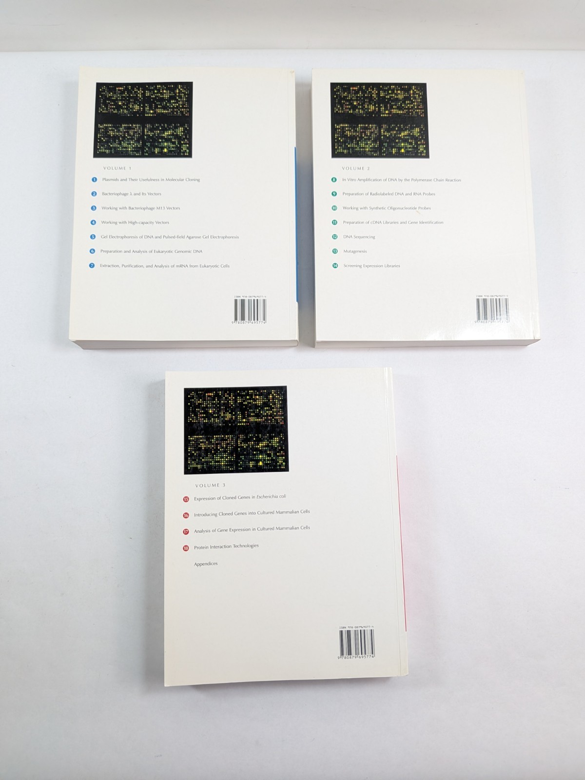 Molecular Cloning: A Laboratory Manual Third Edition 3 Vol Set by Sambrook PB