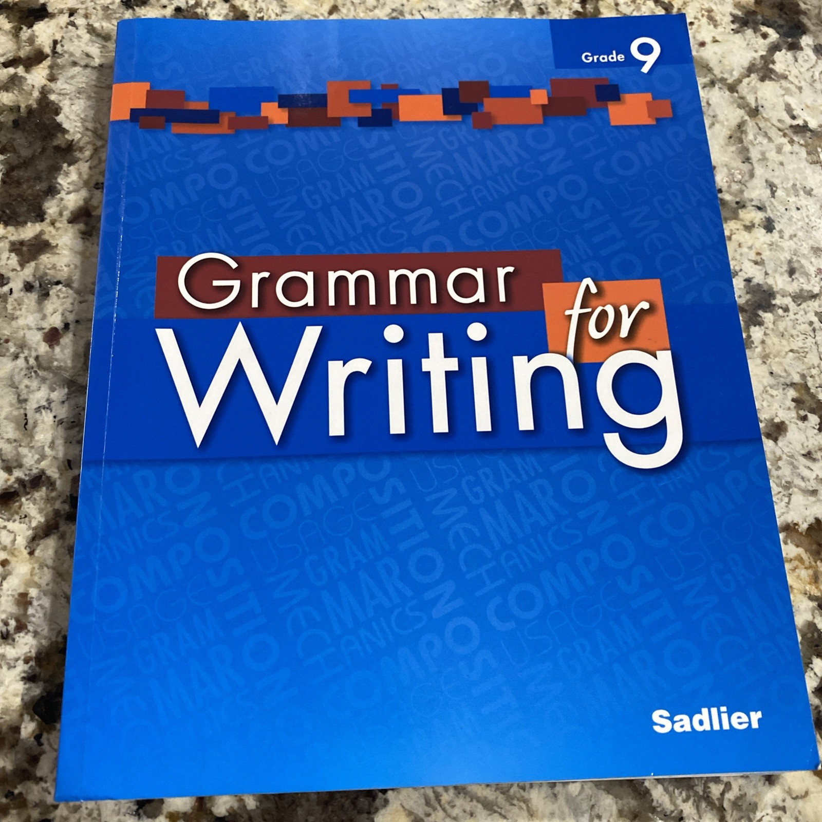 GRAMMAR FOR WRITING, COMMON CORE ENRICHED EDITION, GRADE 9 By Sadlier EXCELLENT