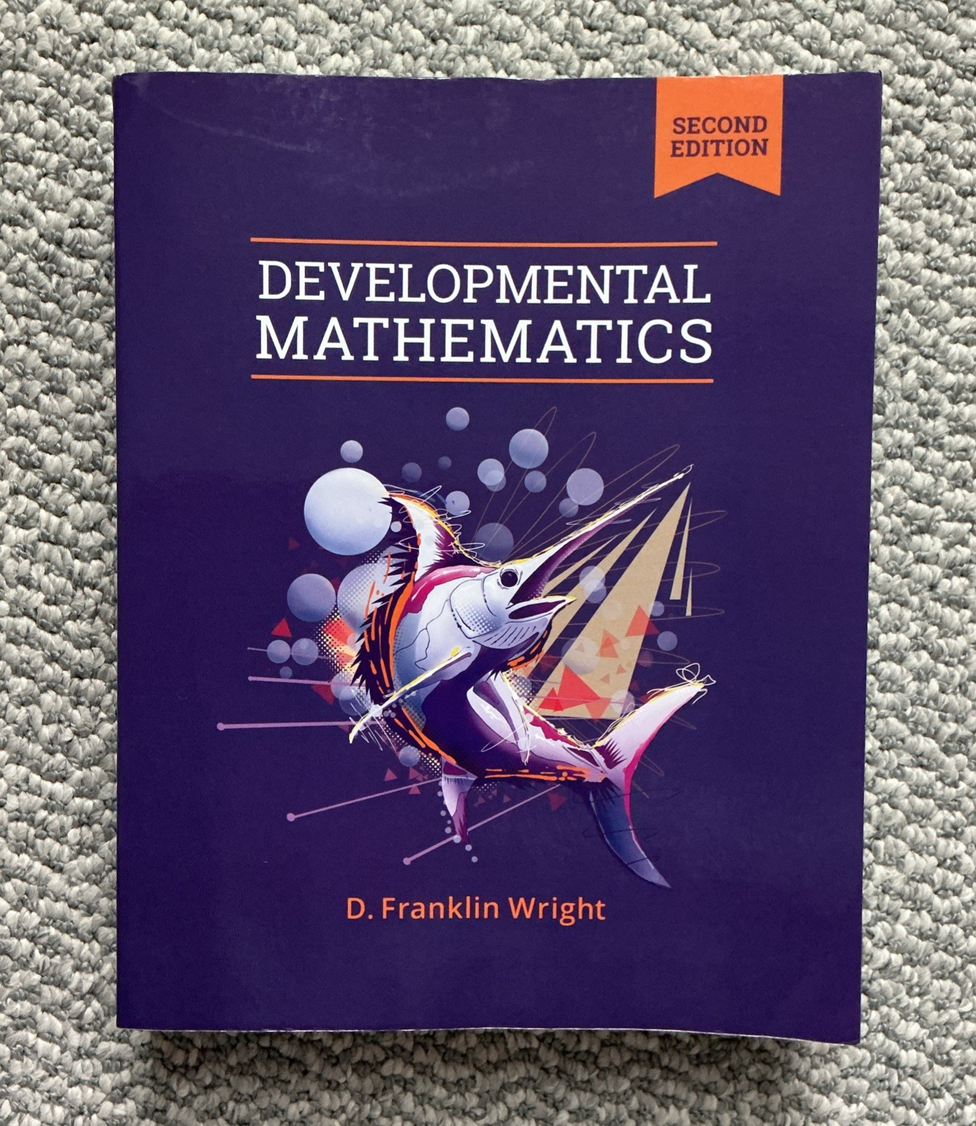 Developmental Mathematics Textbook 2nd Ed D. Franklin Wright Hawkes Quant NEW