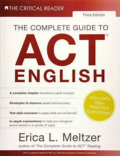 The Complete Guide to ACT English, 3rd Edition by Meltzer, Erica L. Book The