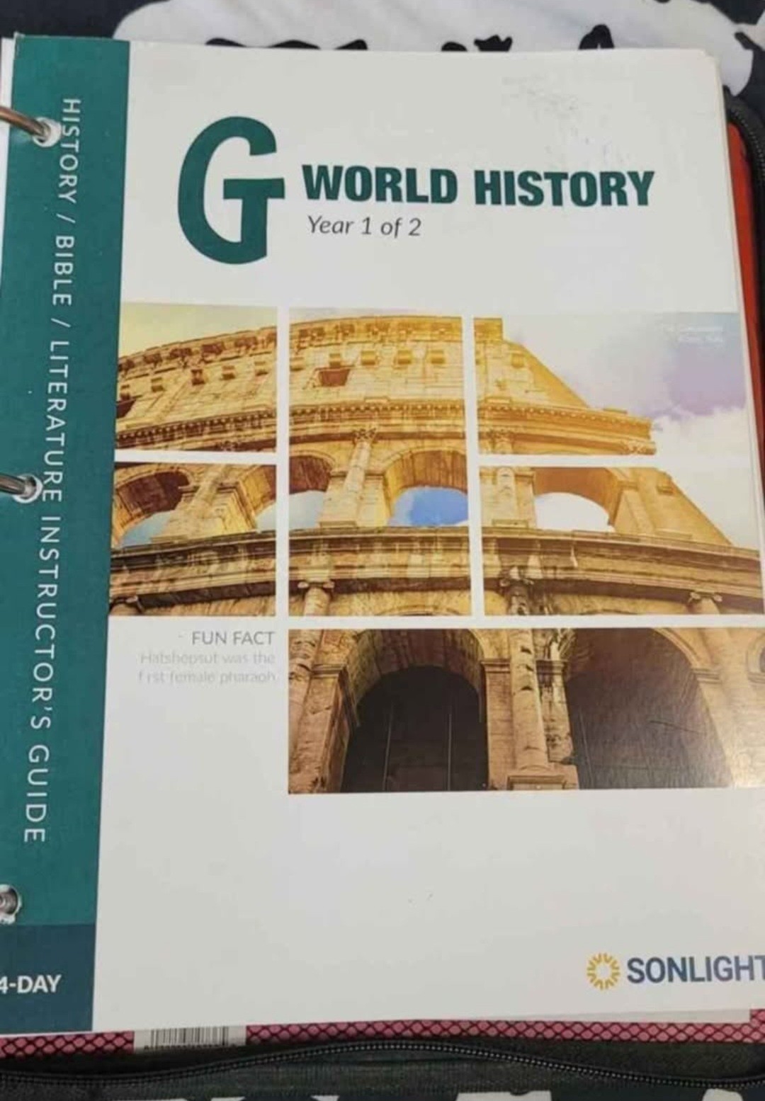 Sonlight HBL G World History Year 1 2022 Copyright Media Mail Shipping Included