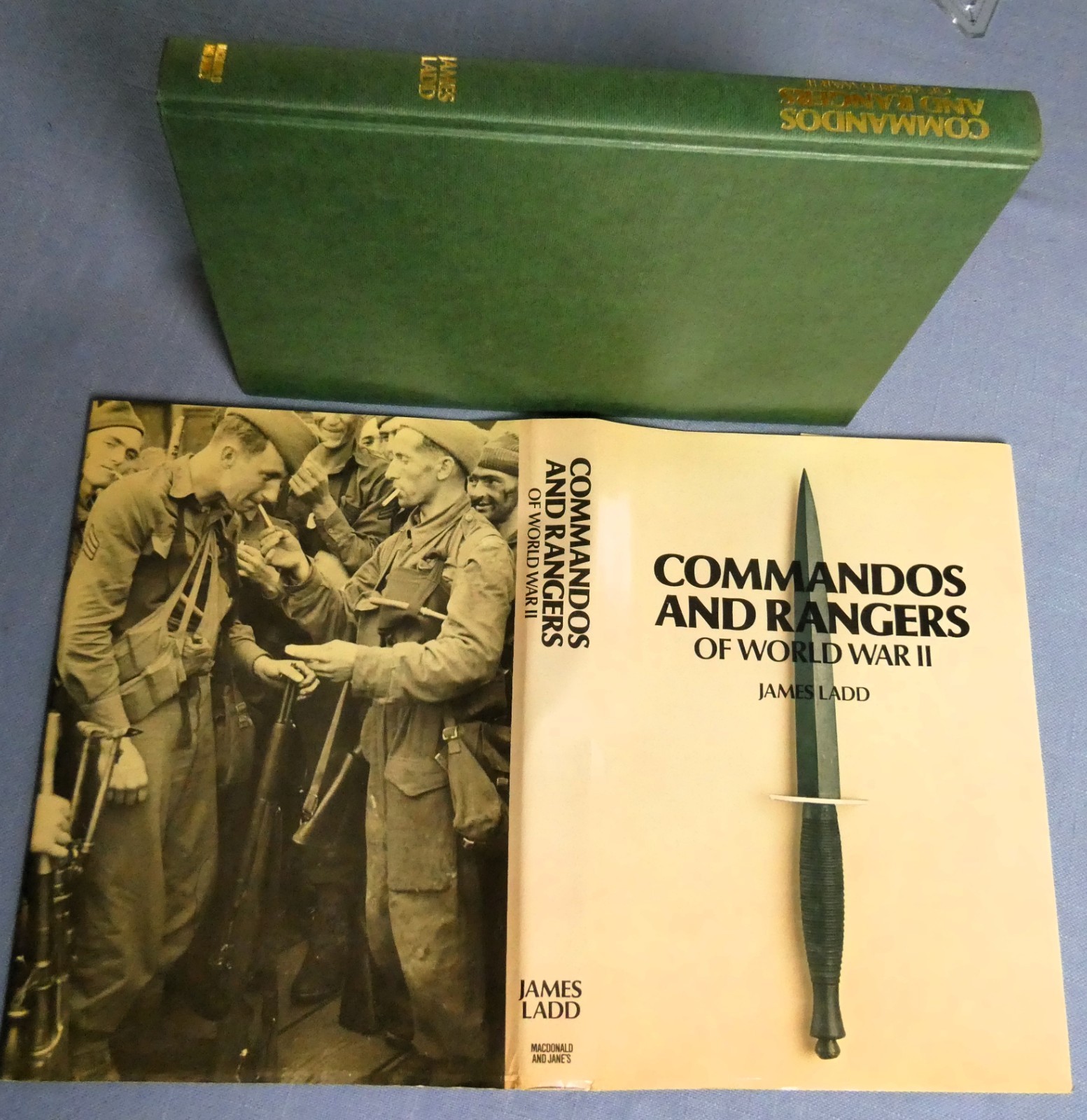 COMMANDOS AND RANGERS OF WORLD WAR II BY JAMES LADD 1978 HC/DJ