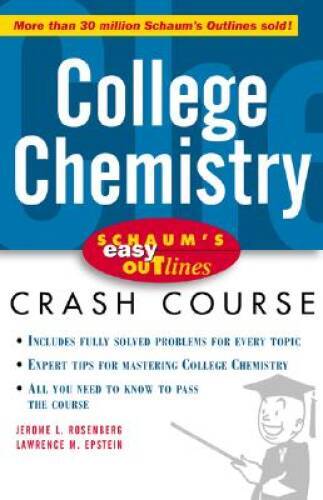 Schaums Easy Outlines: College Chemistry (Schaums Easy Outlines) – GOOD
