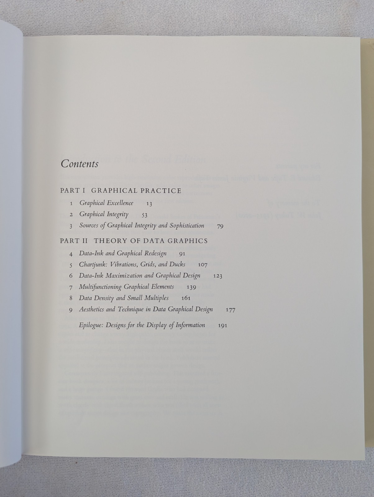 SIGNED by Edward Tufte, The Visual Display of Quantitative Information 2nd Ed.