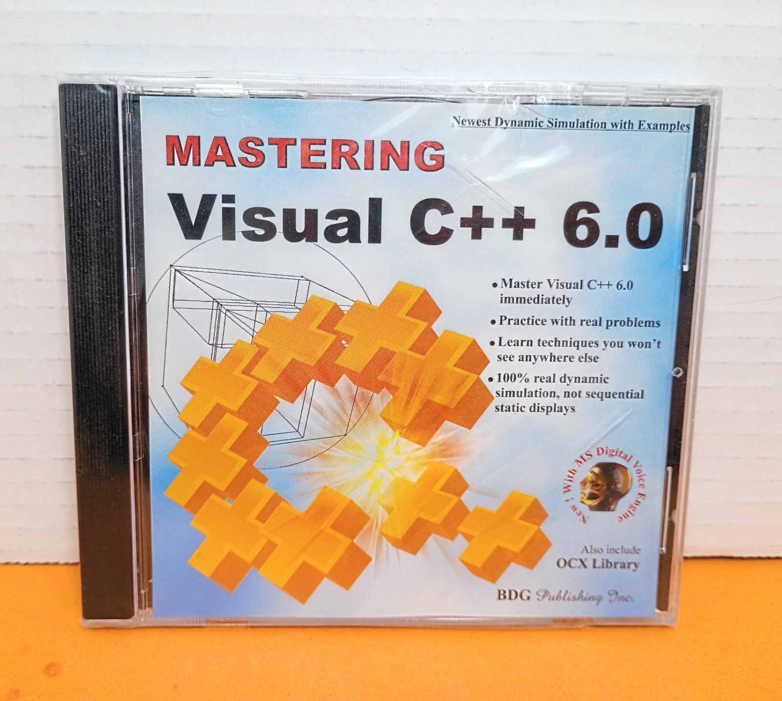💻 NEW mastering visual c++ 6.0 PC Cd Rom OCX Library BDG Publishing
