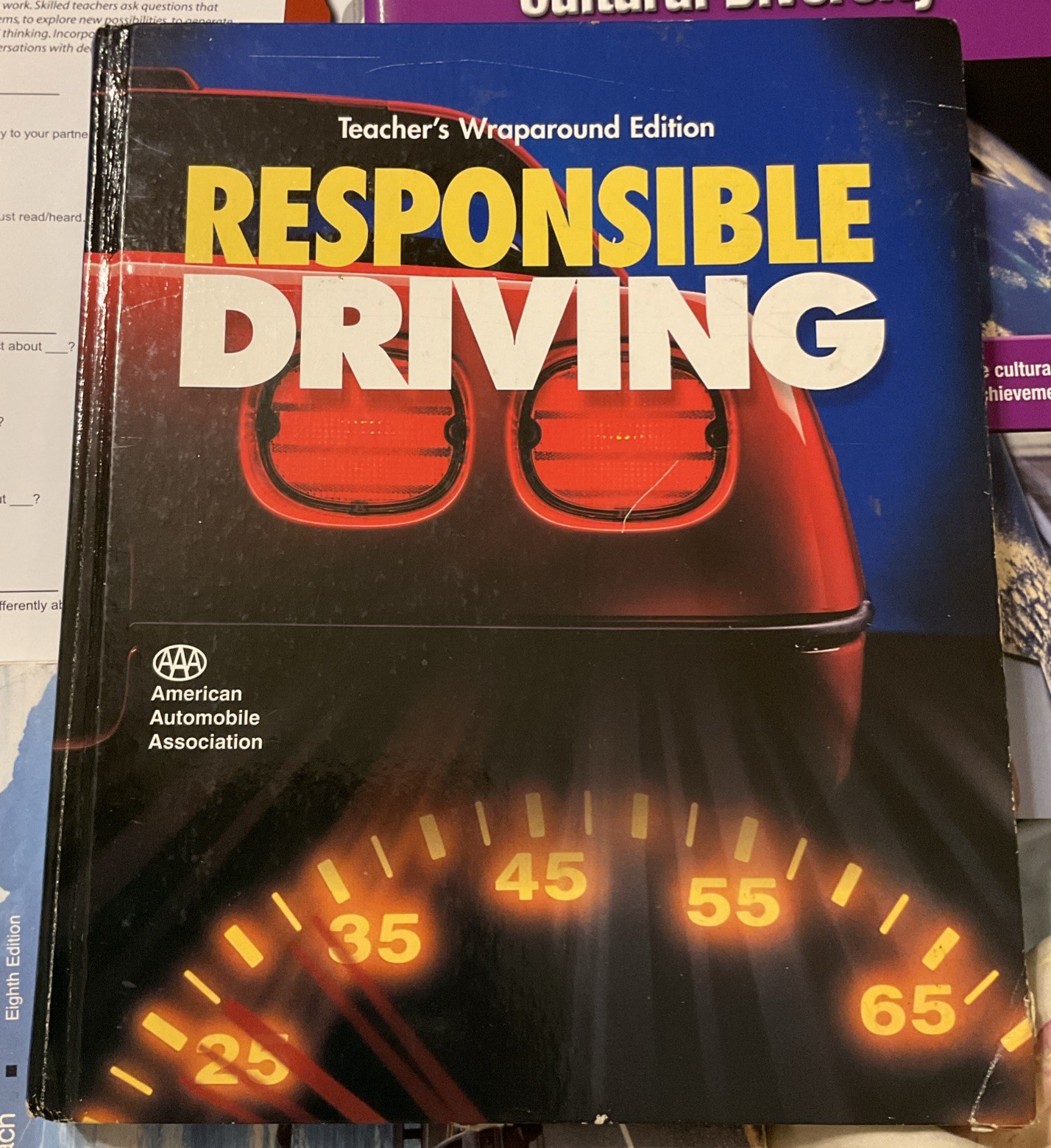 Responsible Driving Teacher Edition AAA Glencoe McGraw Hill Hardcover