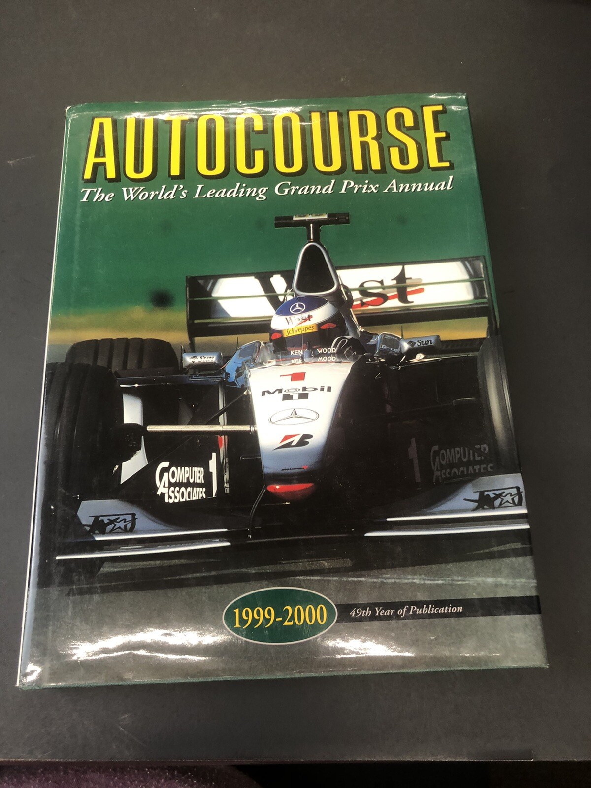 AUTOCOURSE The Worlds Leading Grand Prix Annual Hardcover Book 1999-2000 49th YR