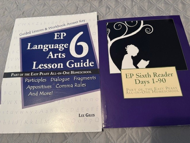 EP Language Arts 6 Lesson Guide & EP Sixth Reader Days 1-90
