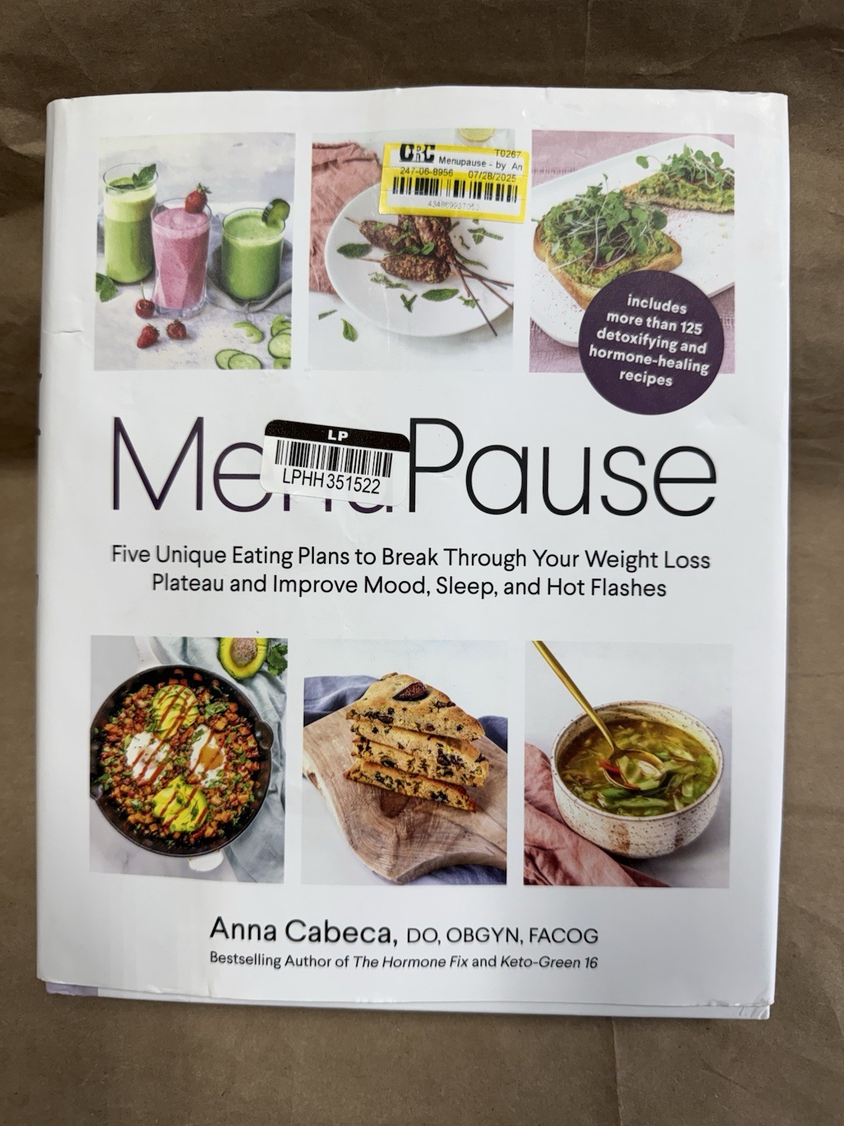 Anna Cabeca – MenuPause : Five Unique Eating Plans … Hardcover SEE DESCRIPTION