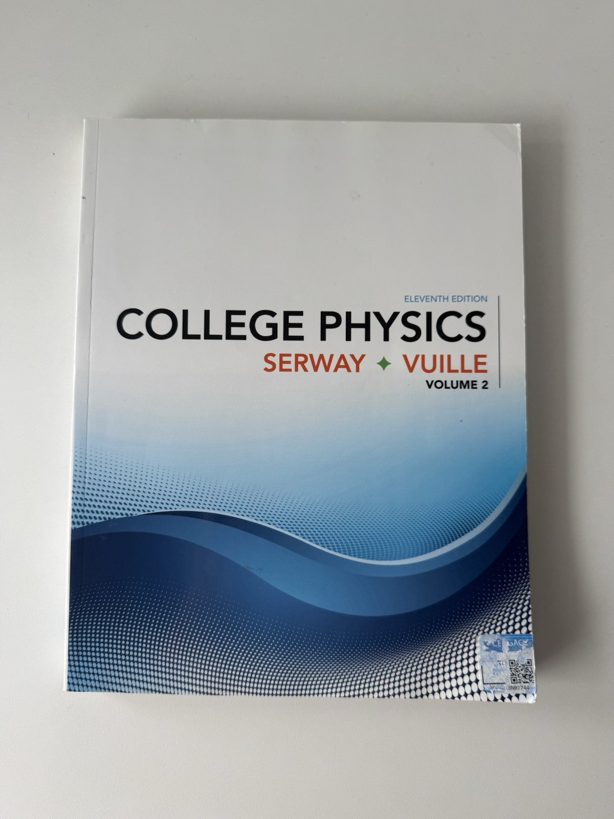 College Physics by Raymond Serway Chris Vuille, Eleventh Edition volume 2