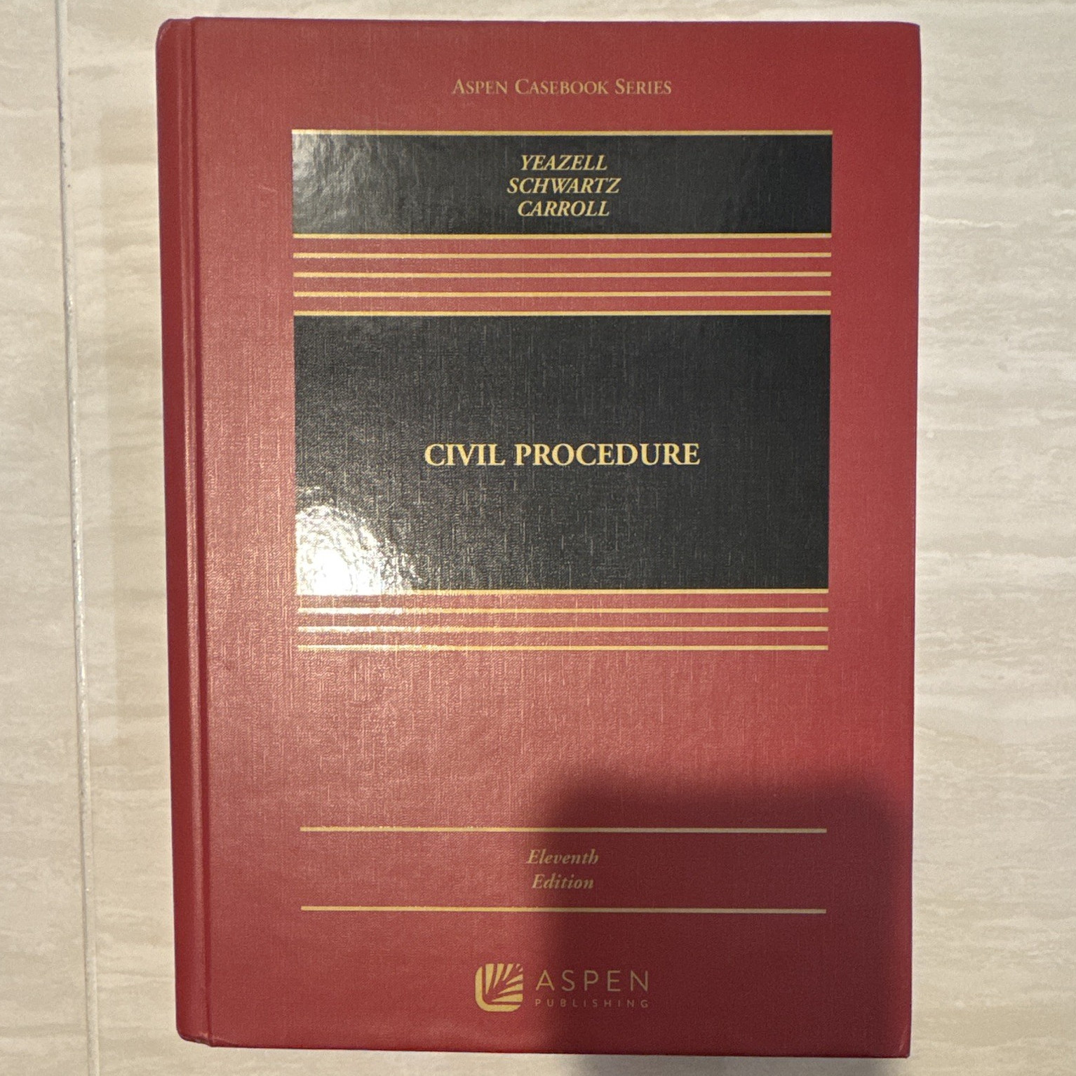 Aspen Casebook Series Civil Procedure 11th Ed Hardcover 2013 Yeazell