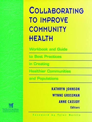 Collaborating Community Health: Workbook and Gu, Johnson+=