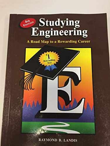 Studying Engineering: A Road Map – Paperback, by Raymond B. Landis – Very Good j