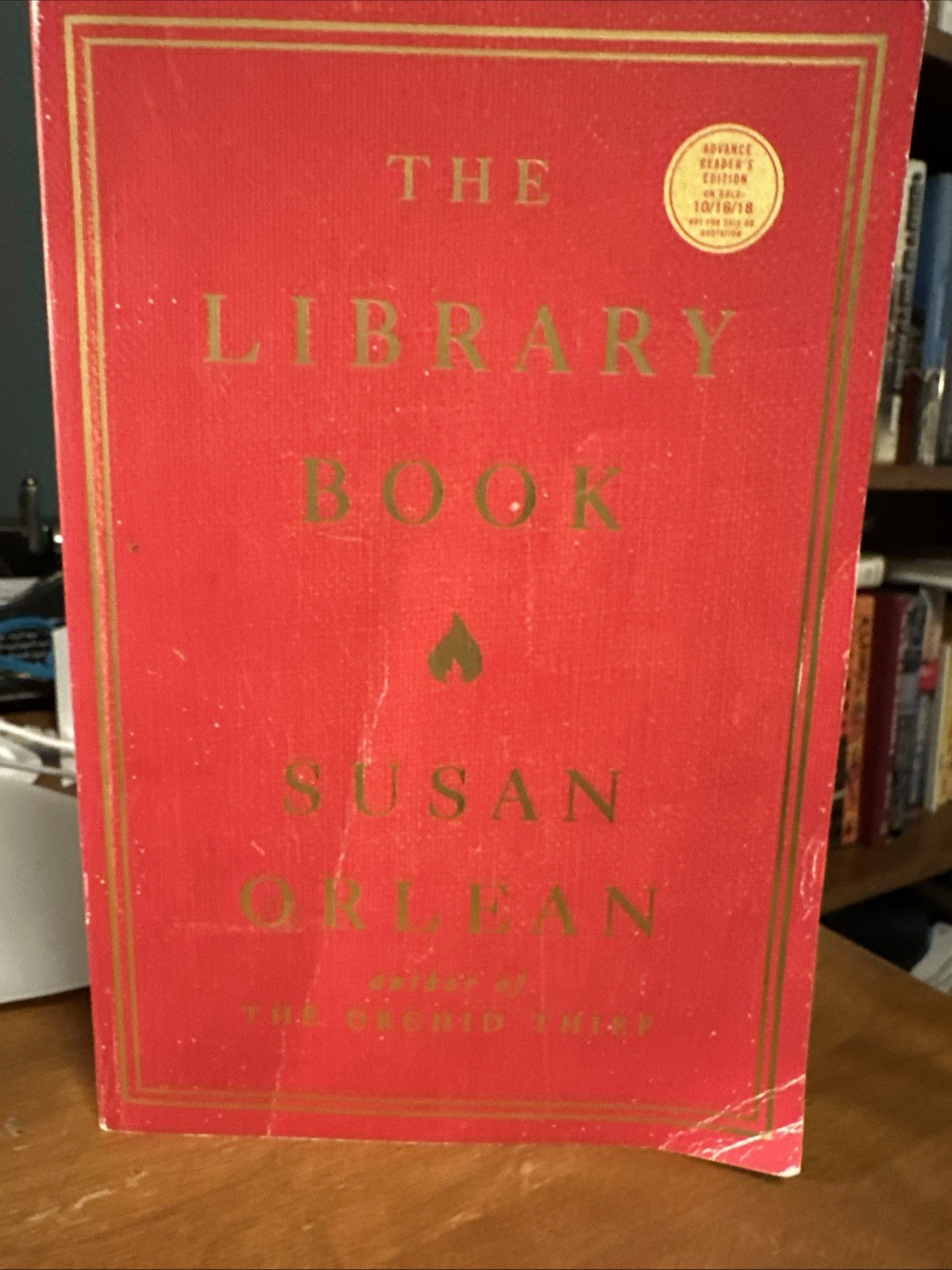 SIGNED The Library Book by Susan Orlean ARC Advanced Reader Copy