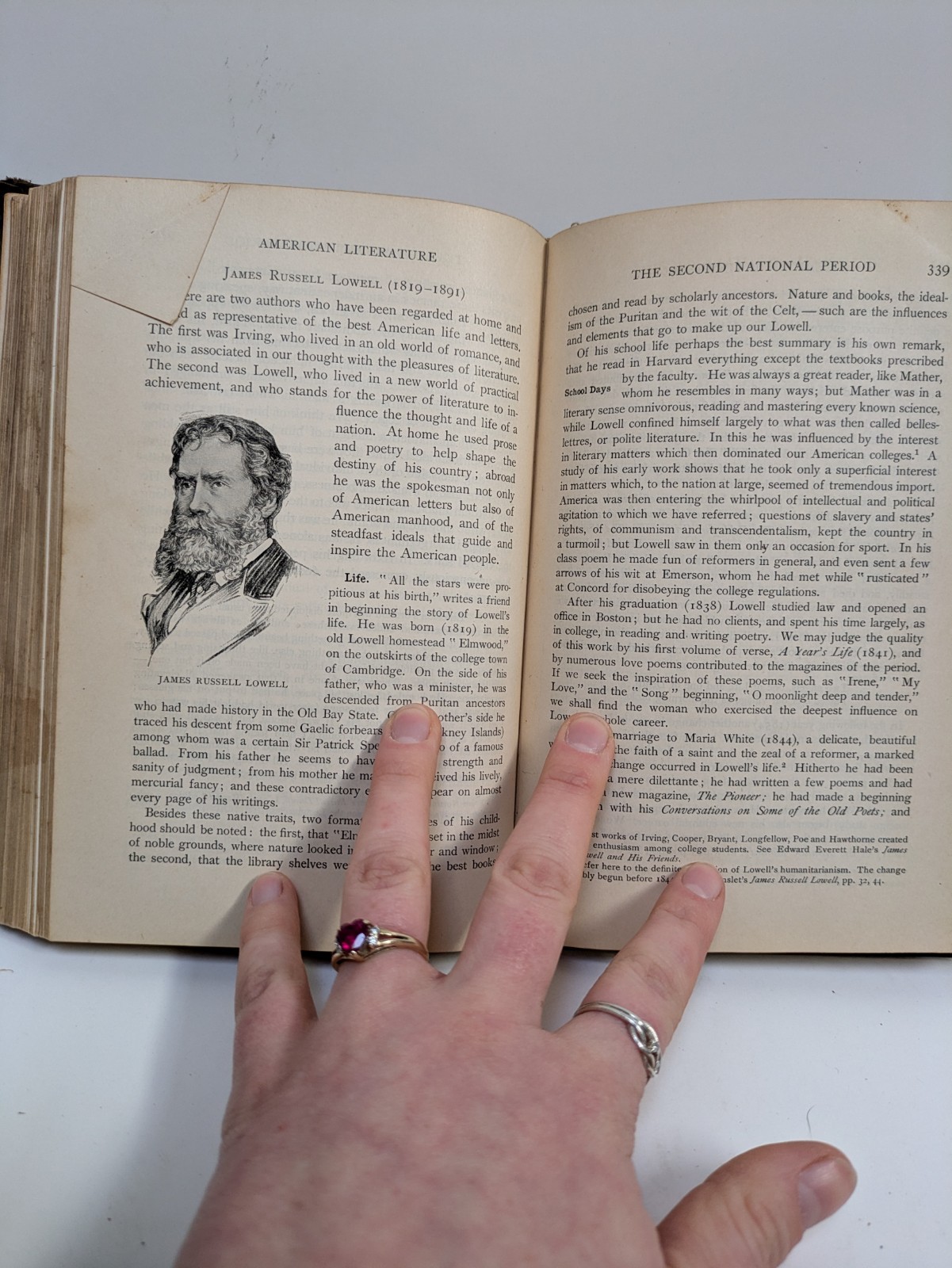 American Literature by William J. Long 1913 Ginn and Company 1st Edition Book