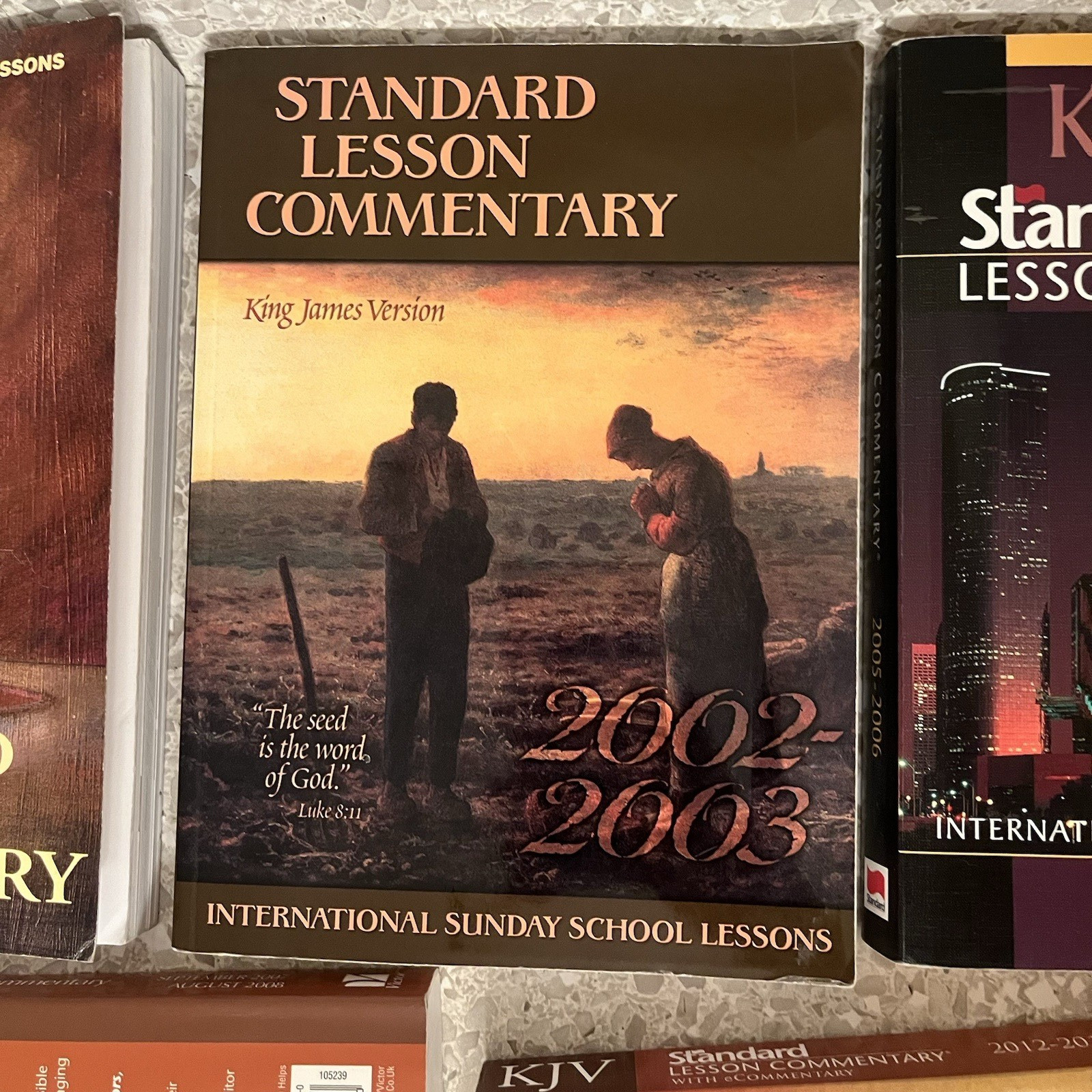 KJV Standard Lesson Commentary Lot of 5 1991-1992 2002-2003 2005-2006 2007-2008