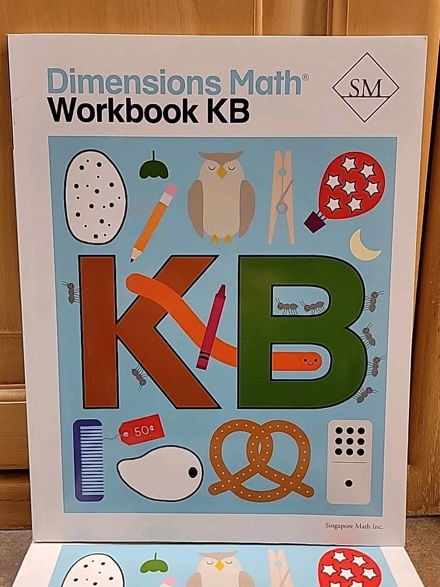 NEW Singapore Math – Dimensions Math Workbook KB NEW