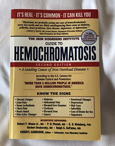 The Iron Disorders Institute Guide to… by Cheryl Garrison Paperback / softback