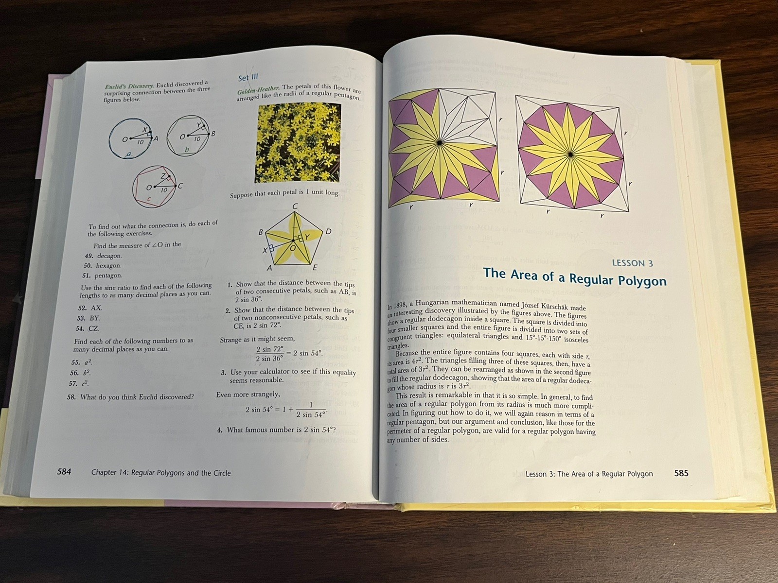 Geometry Seeing Doing Understanding 3rd Ed. Jacobs Textbook Teacher Guide Set