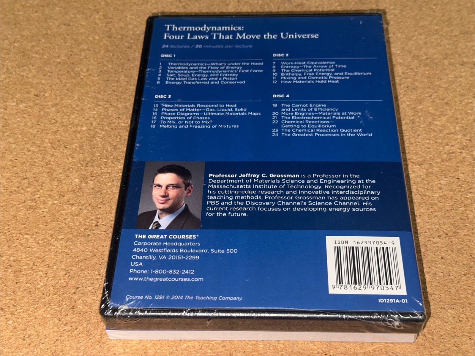 SEALED Thermodynamics: Four Laws That Move the Universe The Great Courses