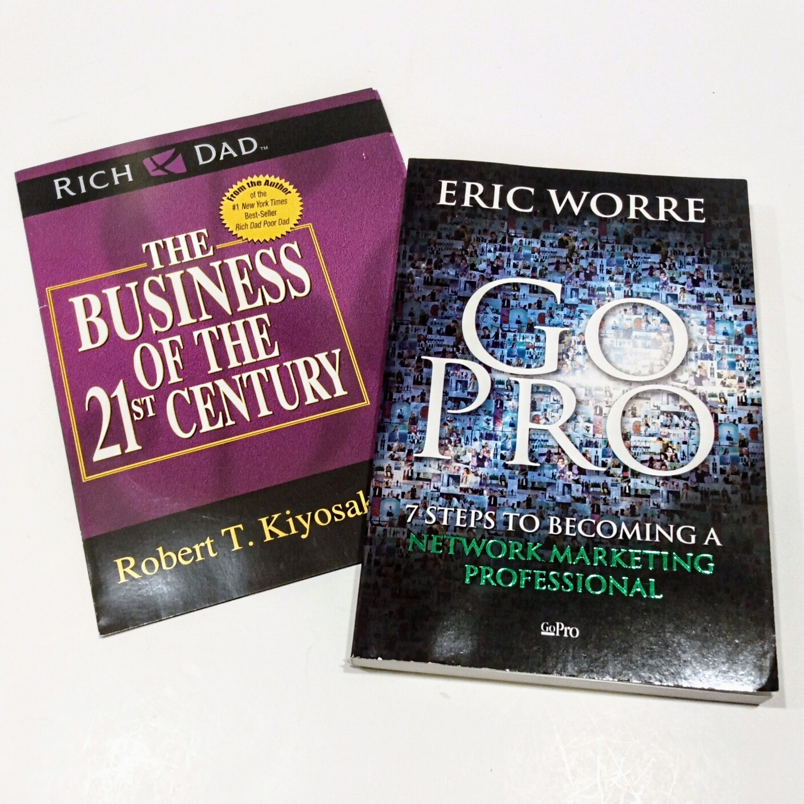 Bundle: GO PRO 7 Steps Paperback; Rich Dad The Business of 21st Century CD Audio