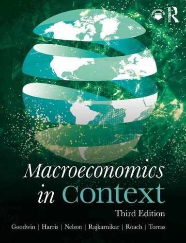 Macroeconomics in Context – Paperback, by Goodwin Neva; Harris – Very Good x