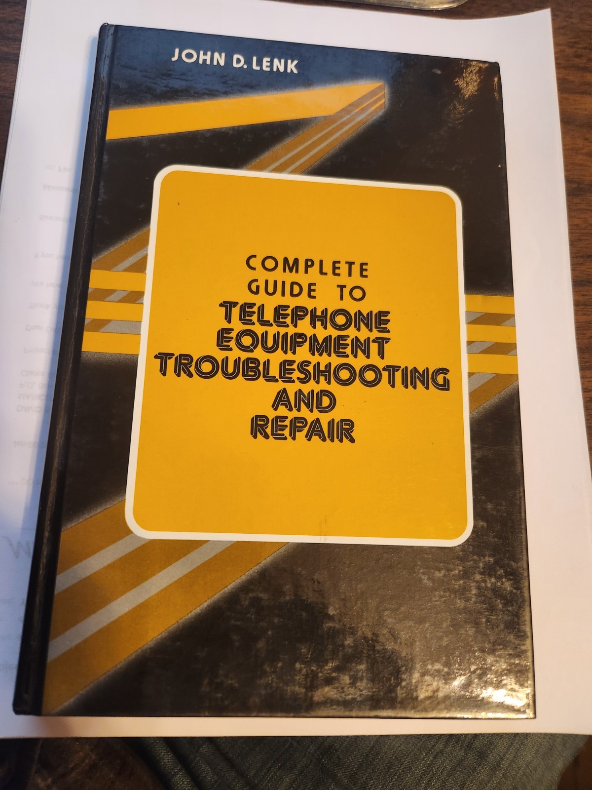 John D Lenk Telephone Equipment Troubleshooting and Repair Book 237 pages