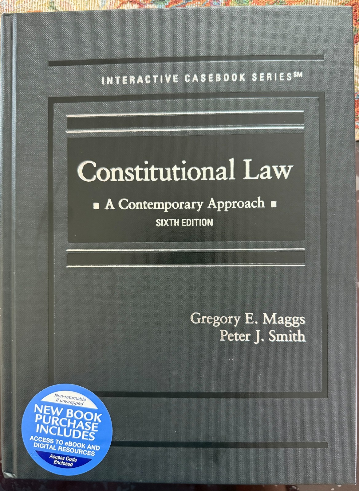 Constitutional Law 6th Edition Maggs/Smith ISBN: 978-1-68561-466-9