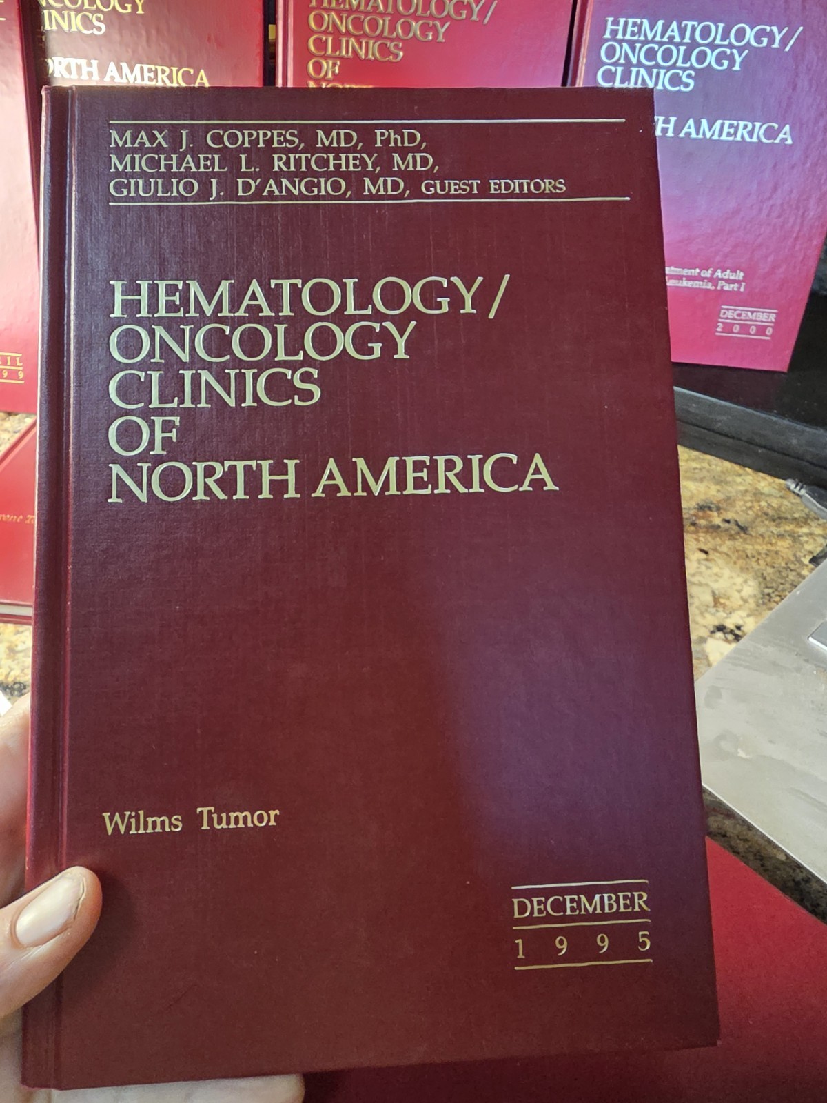 Hematology Oncology Clinics North America Lot 9 Medical Books 1995-2001