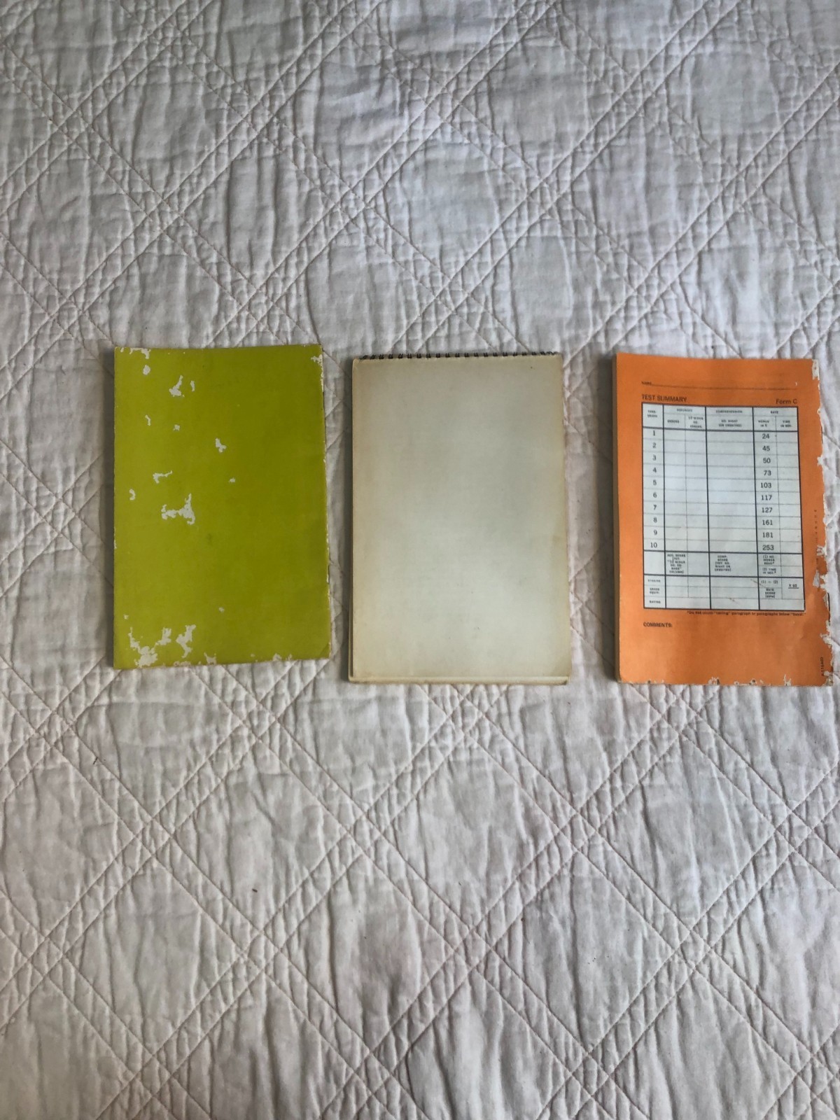 Vintage The Gilmore Oral Reading Test Booklets