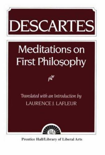 Descartes: Meditations On First Philosoph- 002367170X, Rene Descartes, paperback