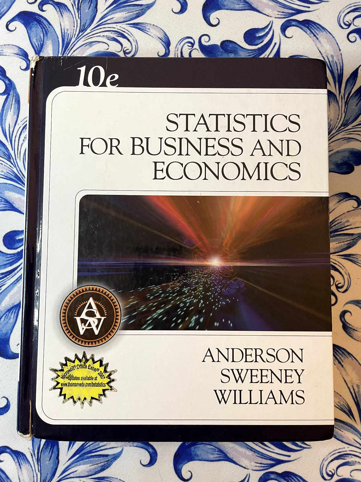 Statistics For Business and Economics, David R. Anderson, Hardback, Textbook ’08