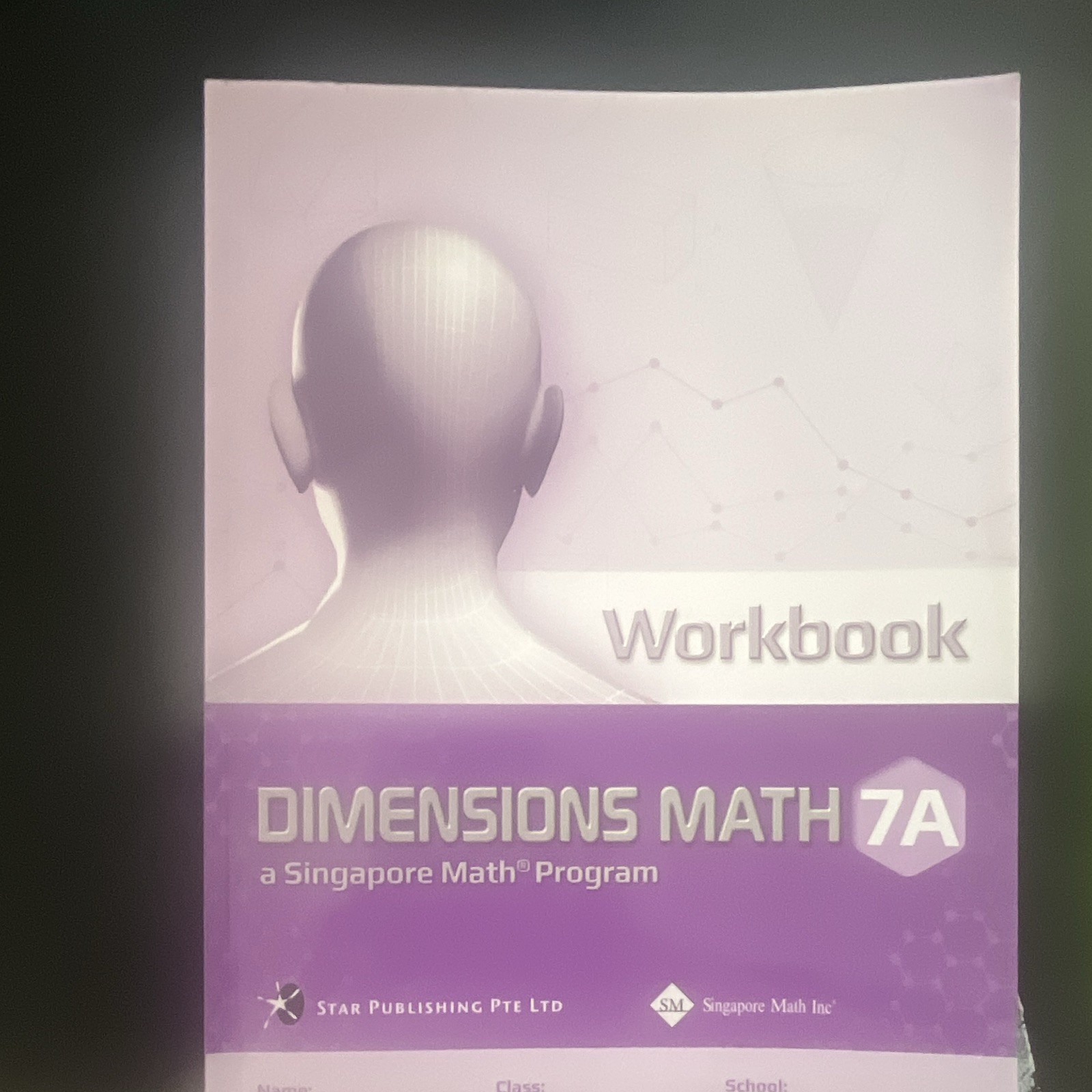 Singapore Math Dimensions Math 7A Workbook English Middle School Paperback 2018