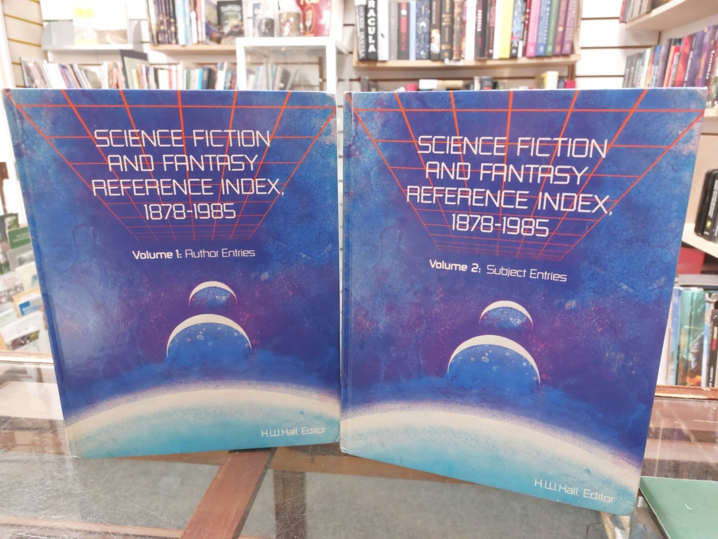 Science Fiction And Fantasy Reference Index 1878-1985 Volumes 1-2 Hall