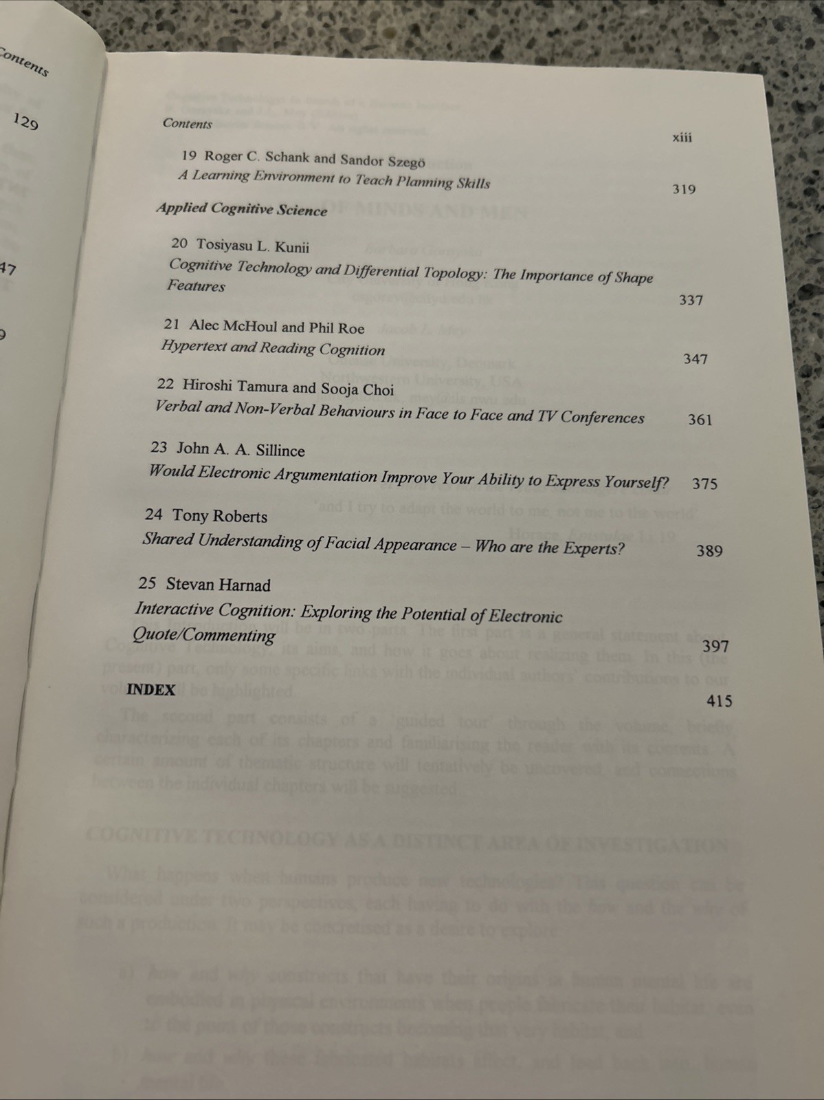 Cognitive Technology Advances in Psychology 113 Gorayska, Mey (editors) HC