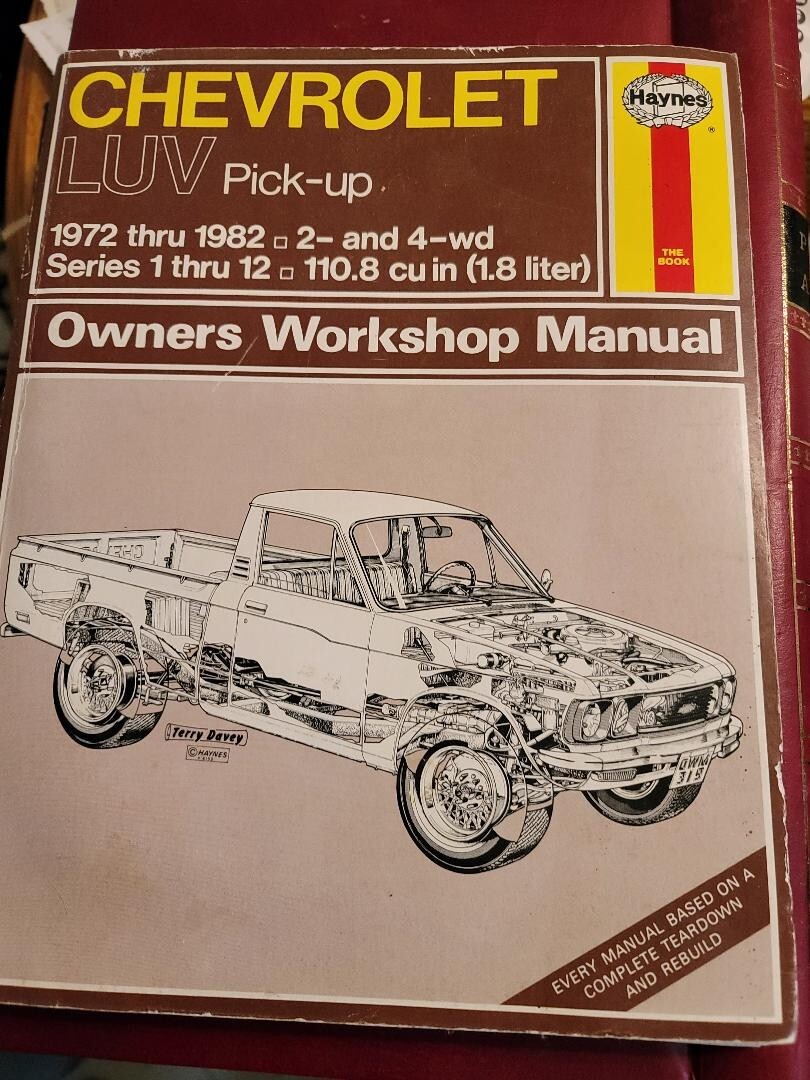 Chevrolet LUV Pick-Up, 1972-82 (Haynes Repair Manual) by Haynes (paperback)