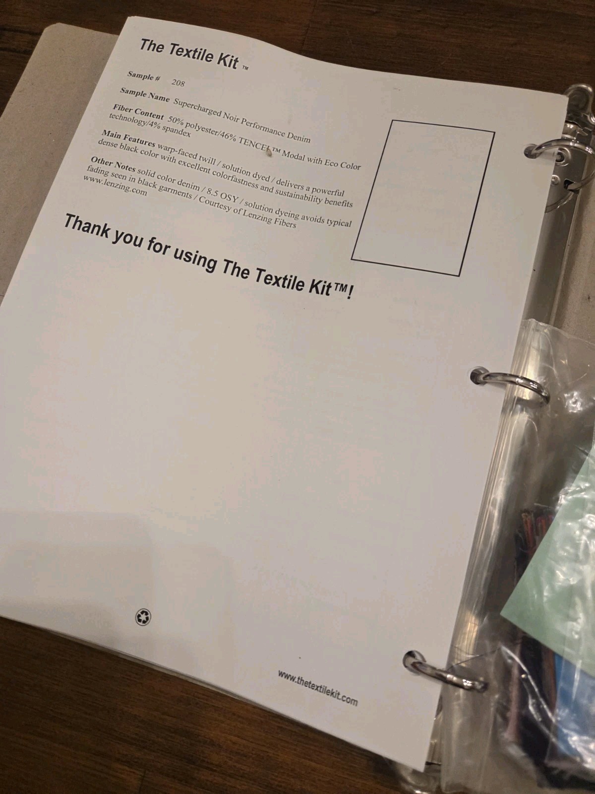 The Textile Kit: Eco Edition Textbook by Atexinc 2020 (Fabric Sample Book)