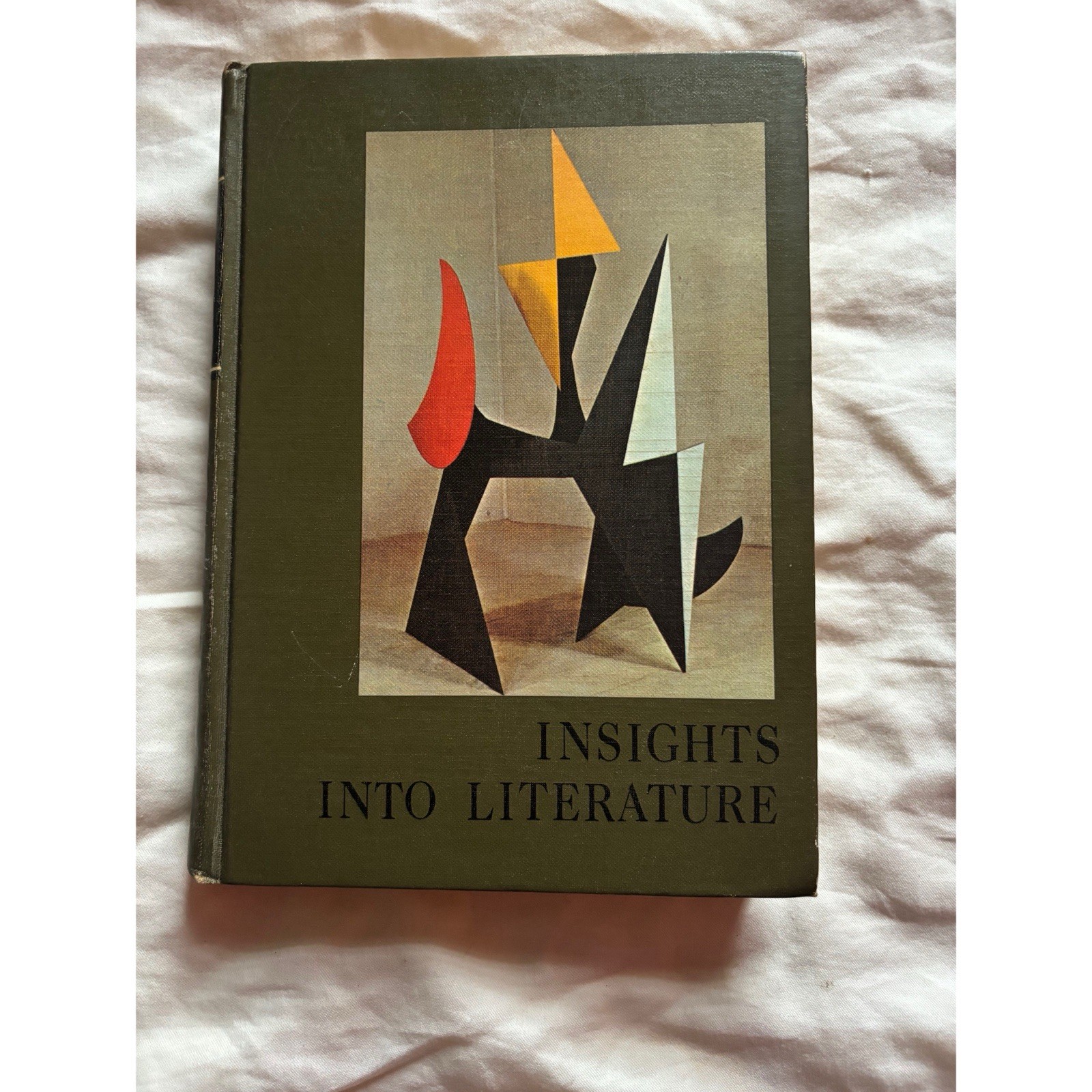 “Insights Into Literature” Hardcover Vintage Textbook 1968