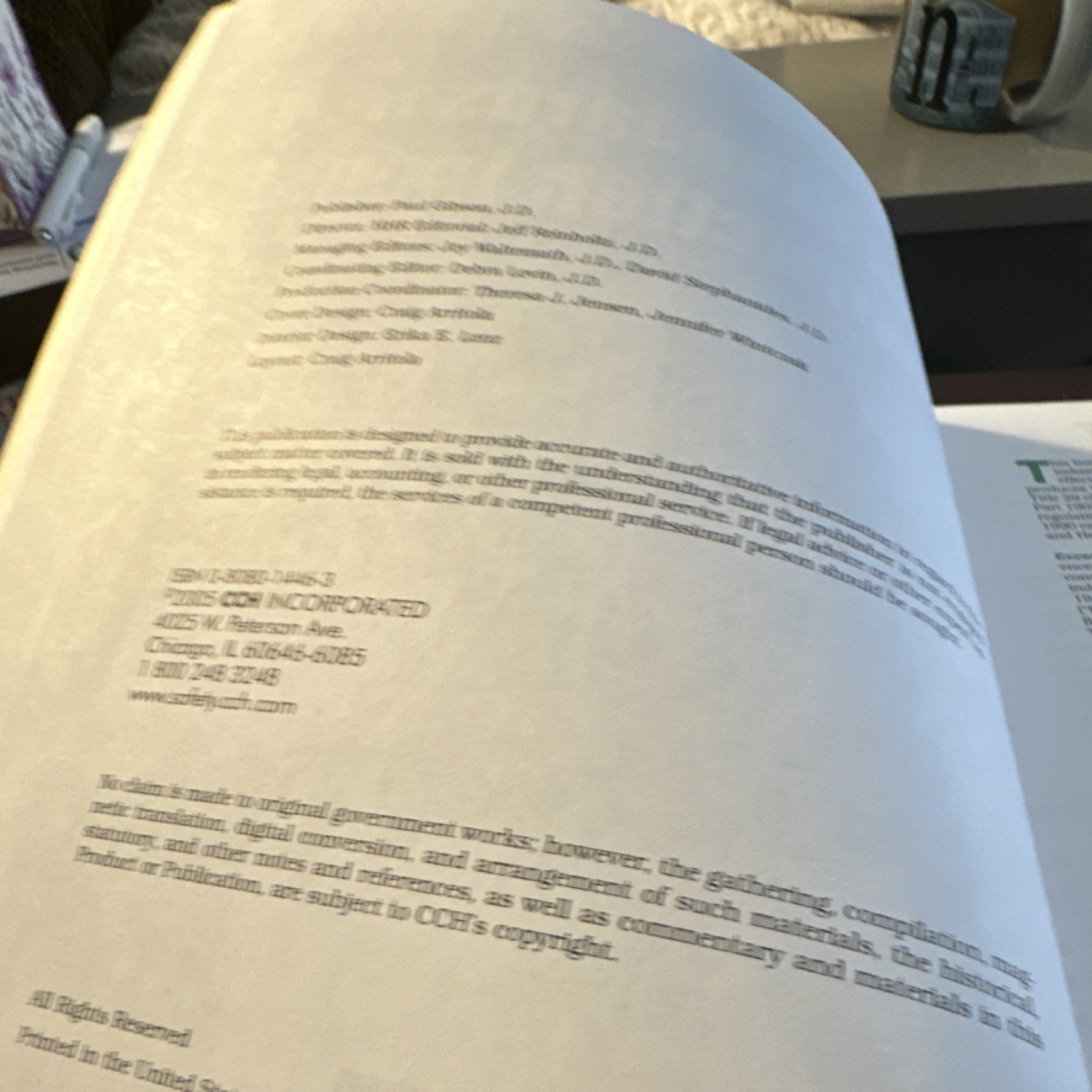 OSHA Standards Construction CCH Paperback 2006 Safety Series Amendments
