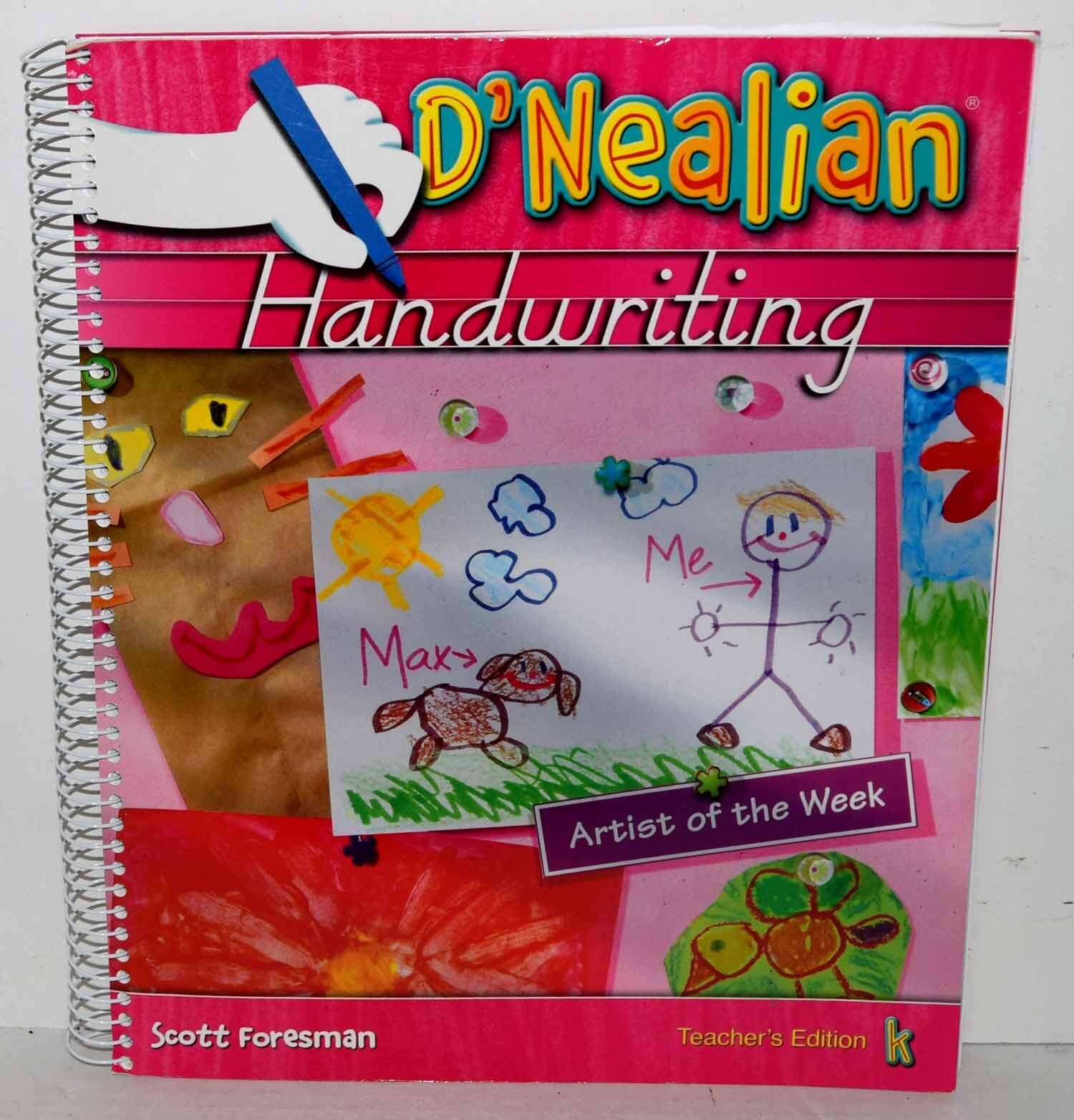 D’Nea;ian Handwriting Gr. K Teacher Edition