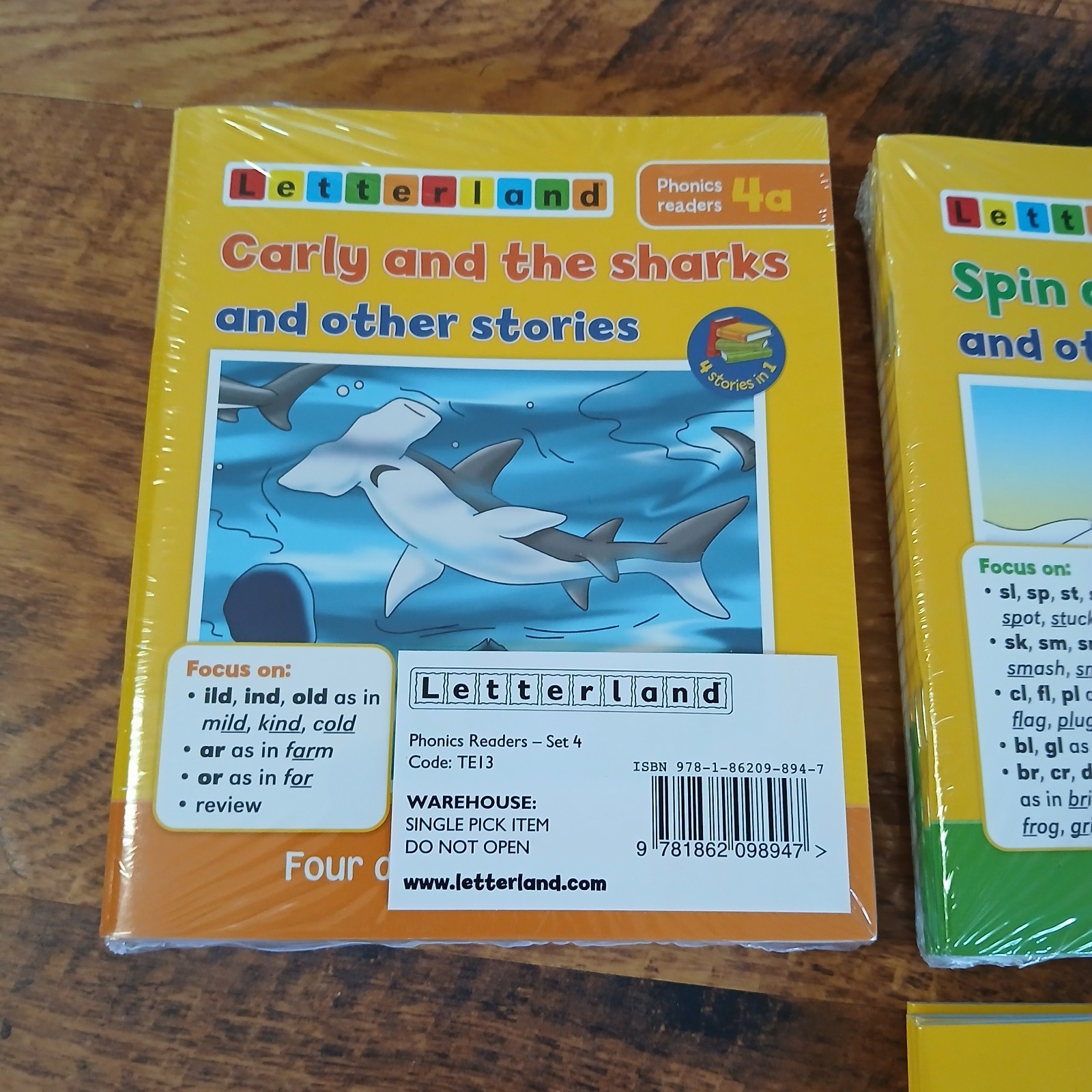 LETTERLAND Phonics Leveled Readers Books Sets 1 – 4 (5 Books Per Set) Elementar