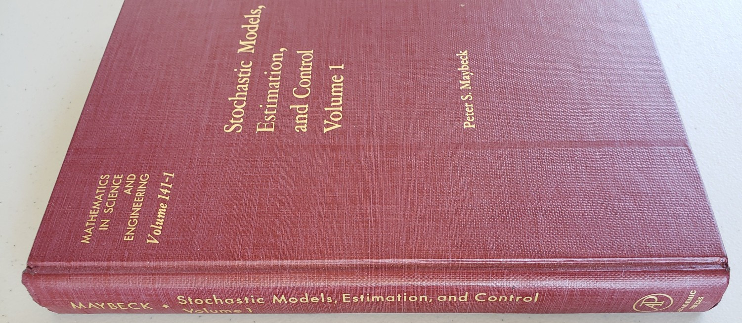 Maybeck Stochastic Models Estimation Control Vol 1&2 w/ Orig 1998 Invoice