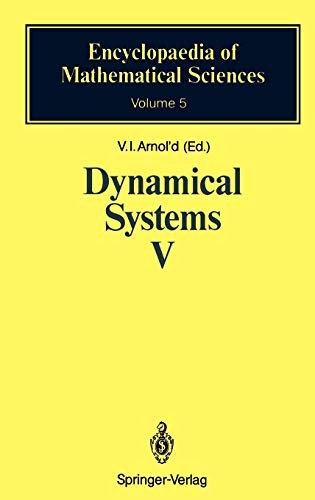 DYNAMICAL SYSTEMS V: BIFURCATION THEORY AND CATASTROPHE By V I Arnold & V S VG