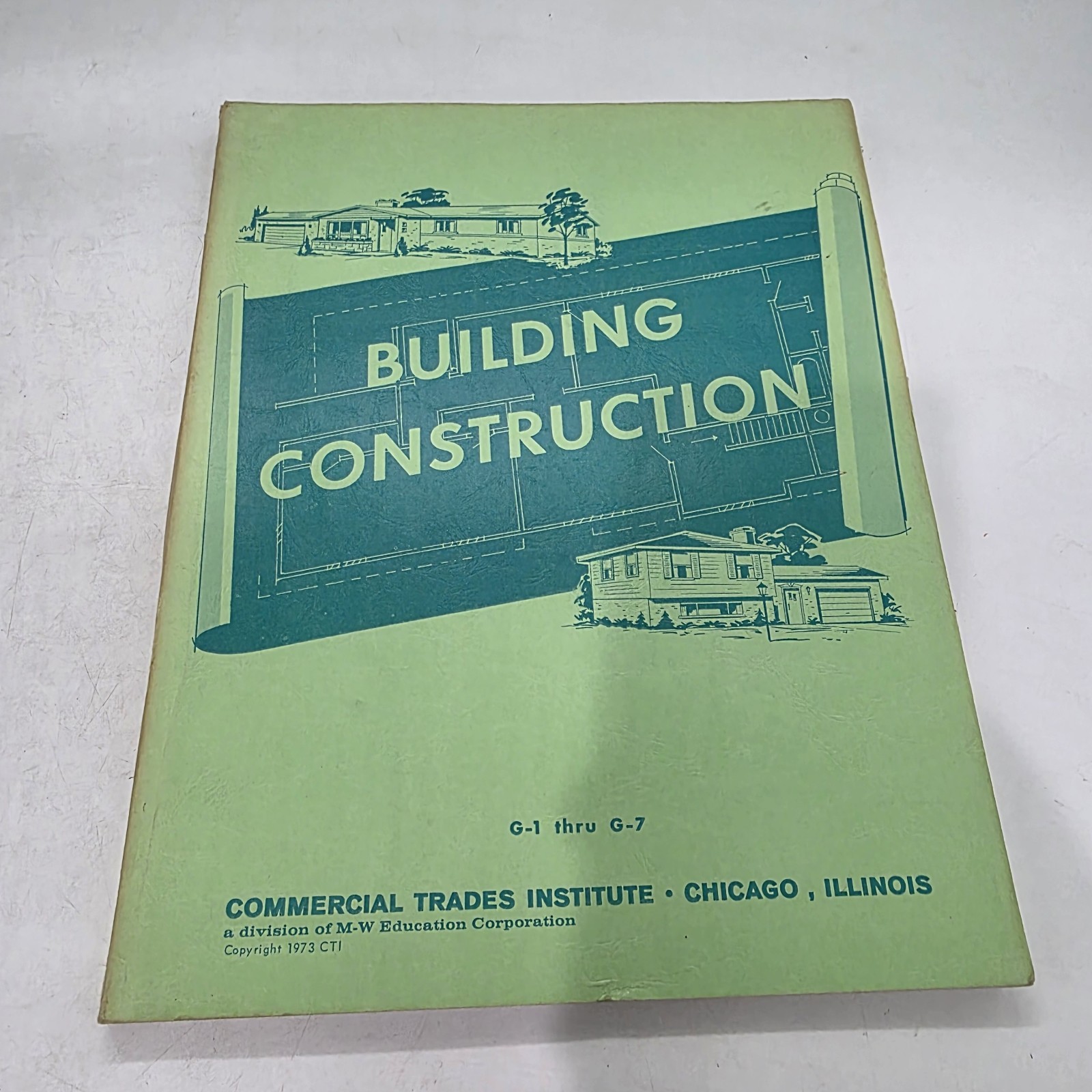 Building Construction Books Lot Of 19 Commercial Trades Institute 1969-1973