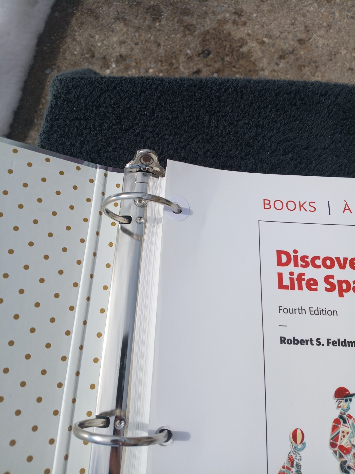 Discovering the Life Span 4th Edition Robert Feldman VG Cnd Loose Leaf w/Binder