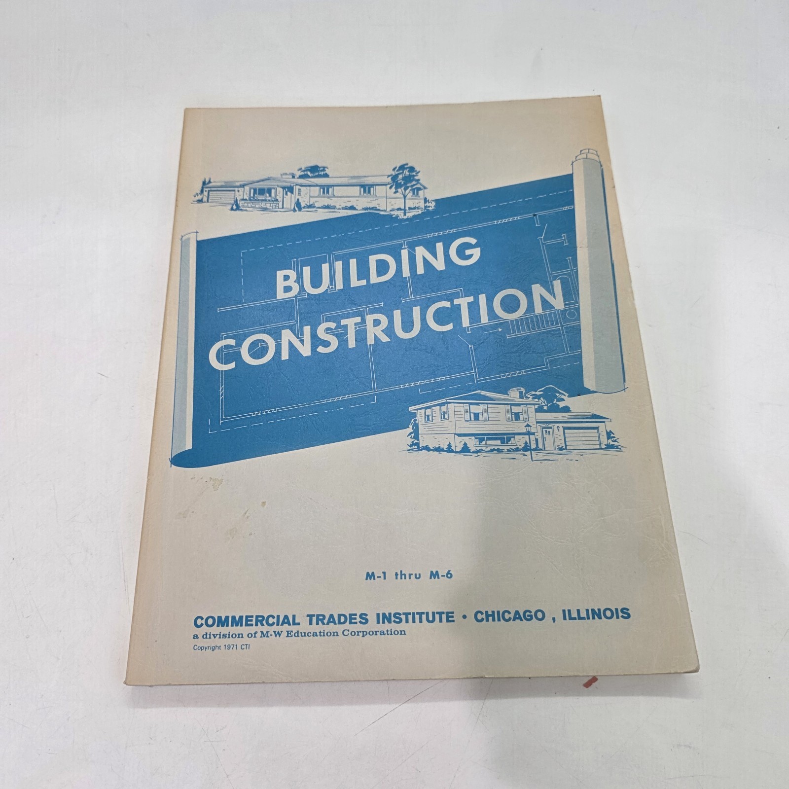 Building Construction Books Lot Of 19 Commercial Trades Institute 1969-1973