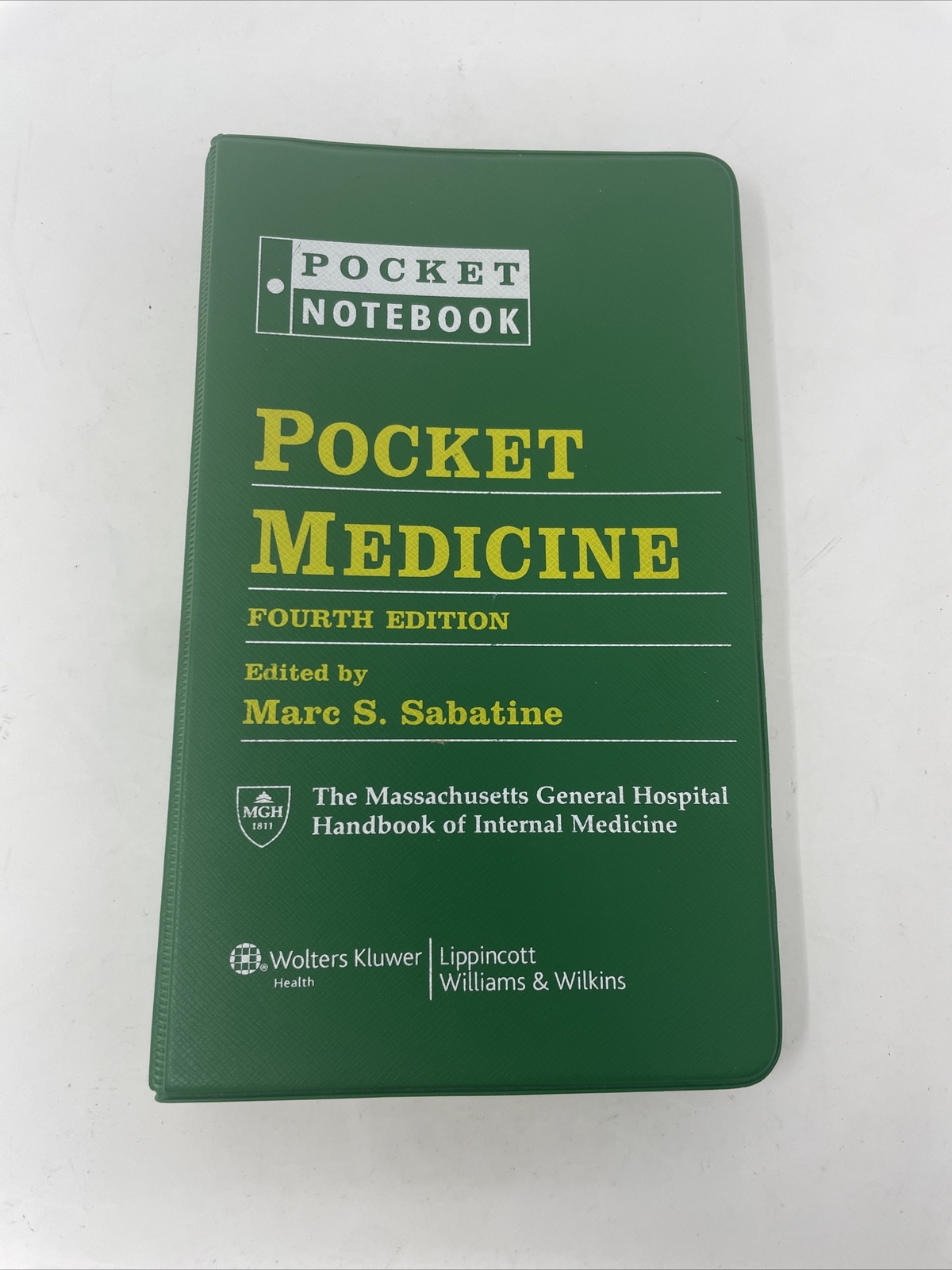 POCKET MEDICINE: THE MASSACHUSETTS GENERAL HOSPITAL By Marc S. Sabatine *VG+*